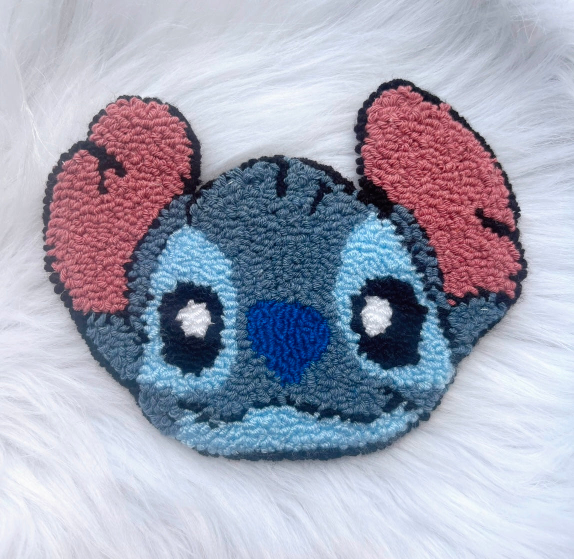 Alien Punch Needle Cup Coaster