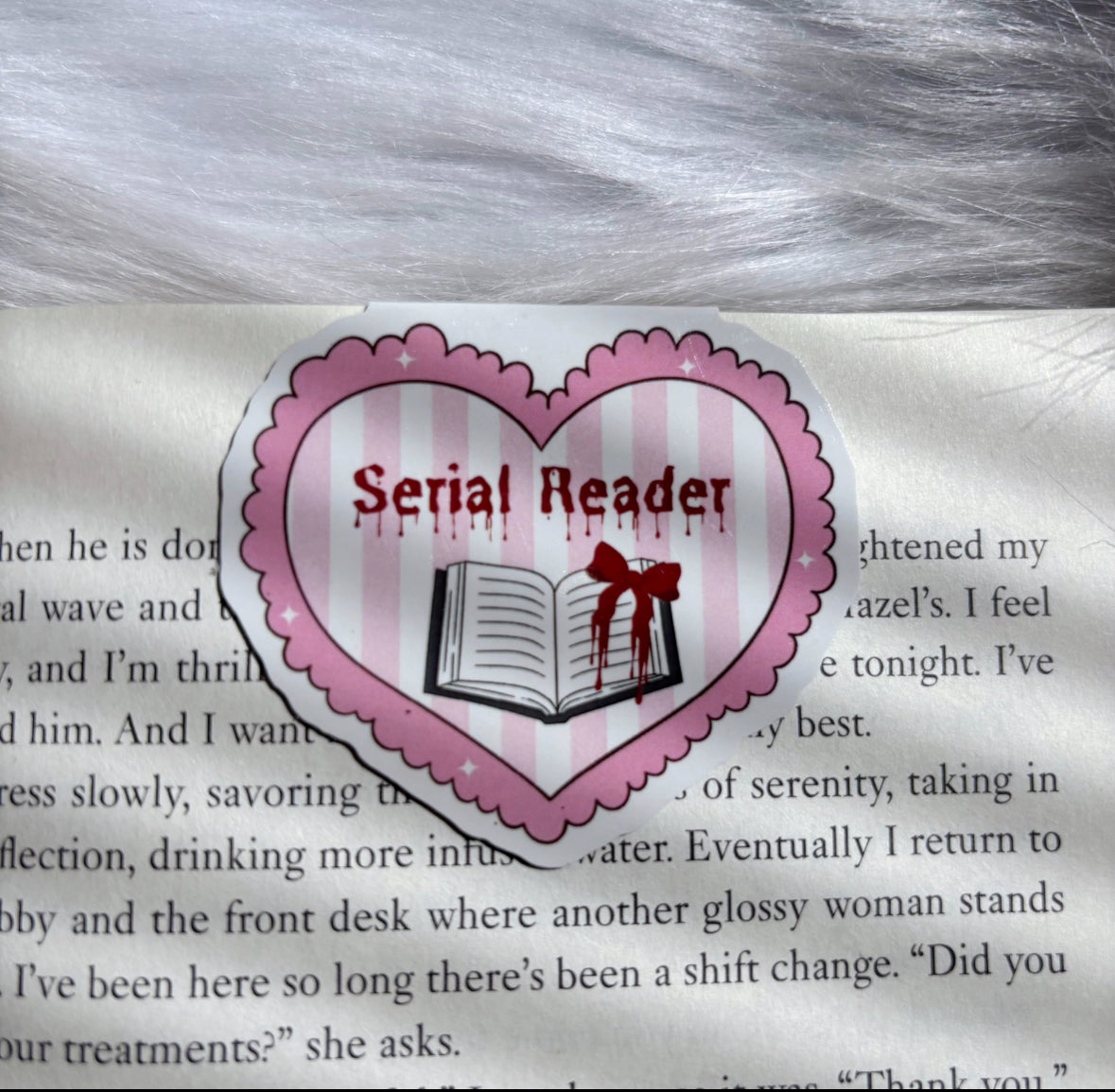 Serial Reader Magnetic Bookmark