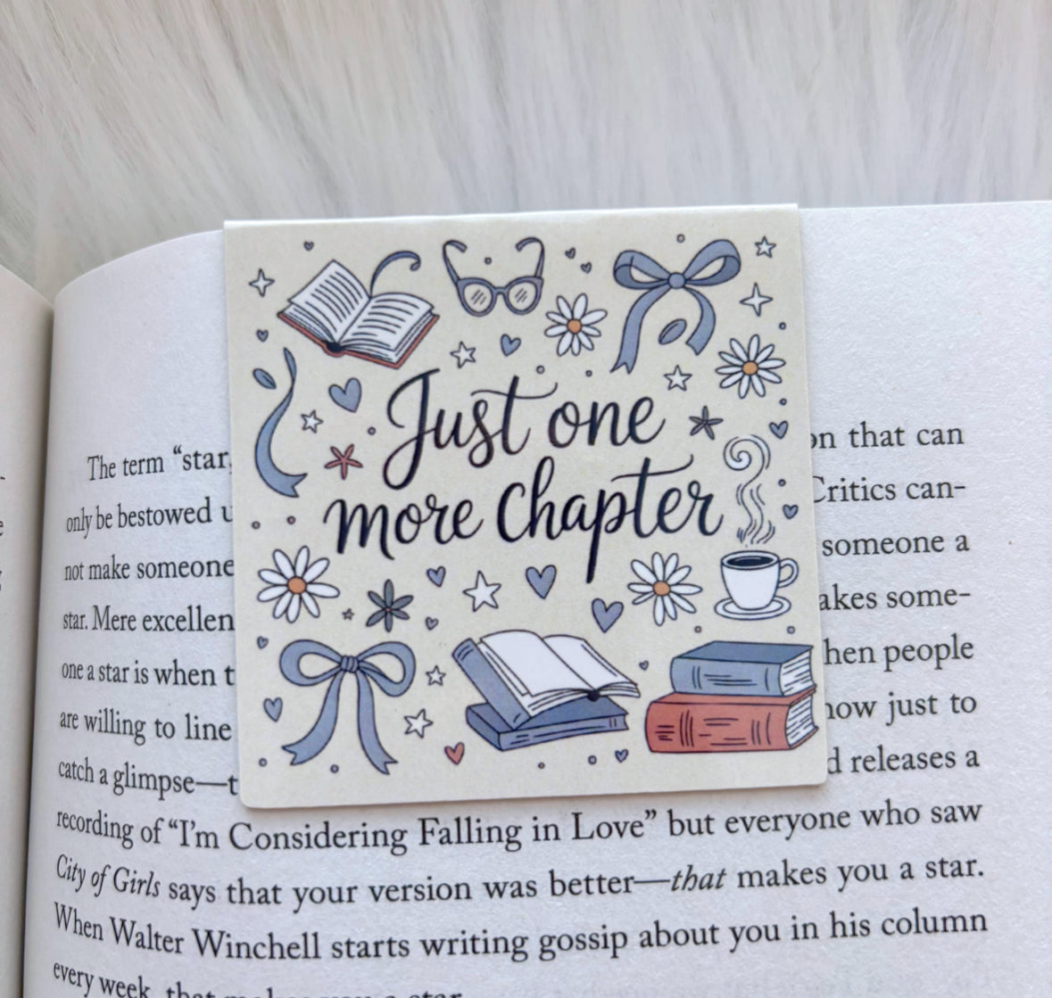 Just one More Chapter - Magnetic Bookmark