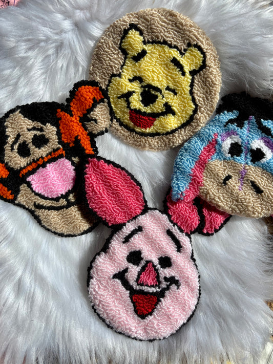 Wood friends Punch Needle Coaster (not a bundle)