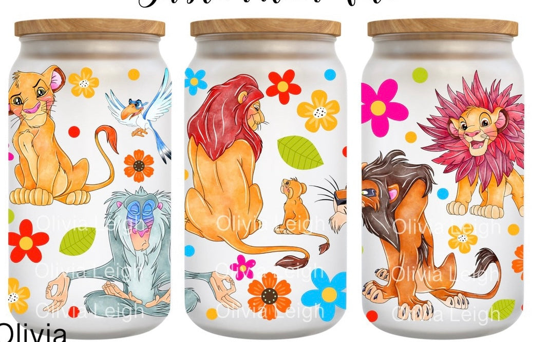 Lion 16oz Glass
