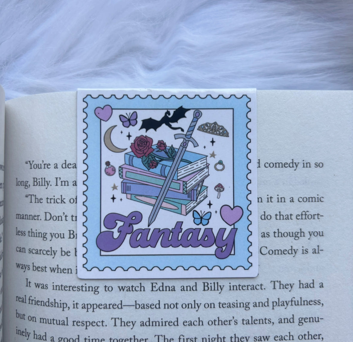 Fantasy Readers Magnetic Boomark