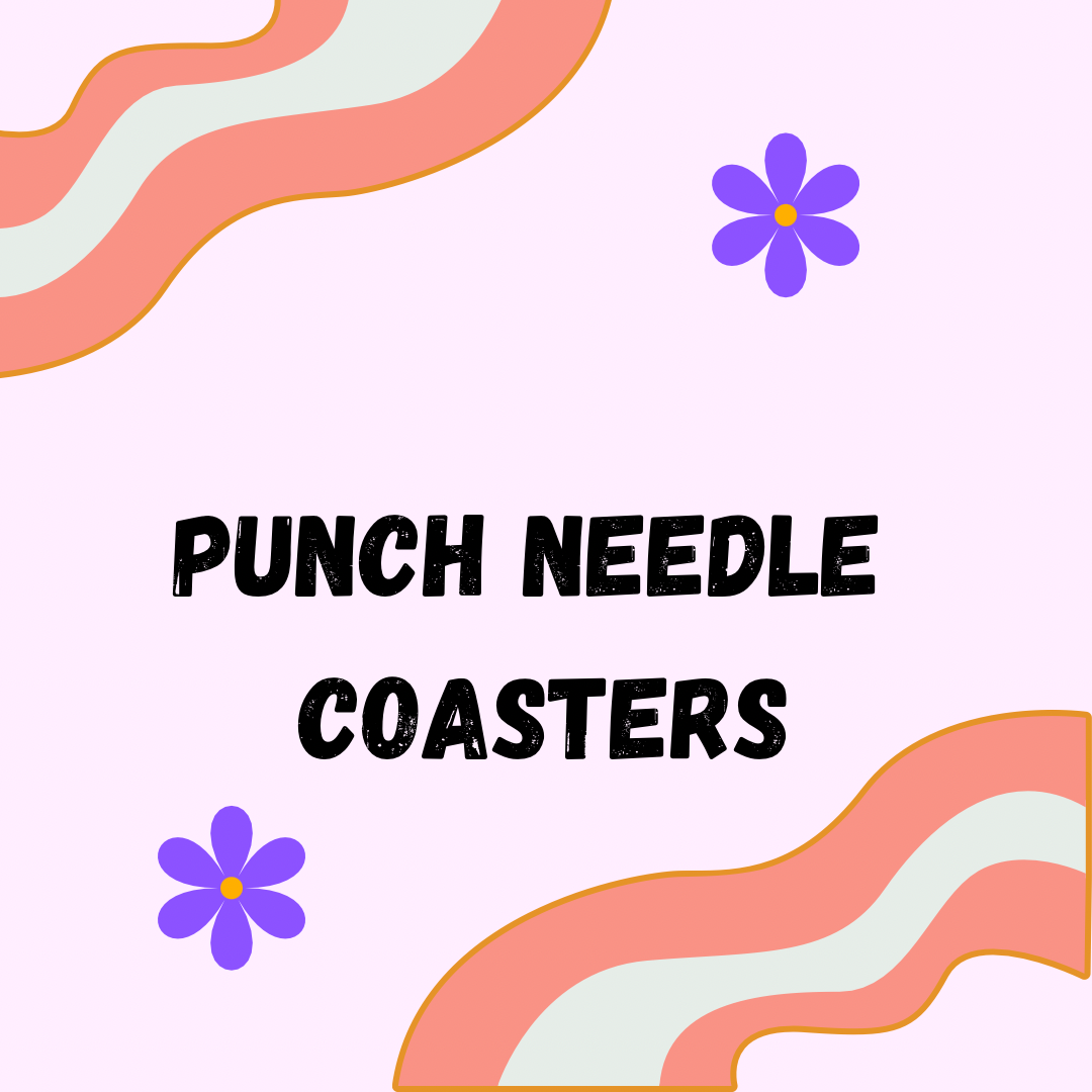 Punch Needle Coasters