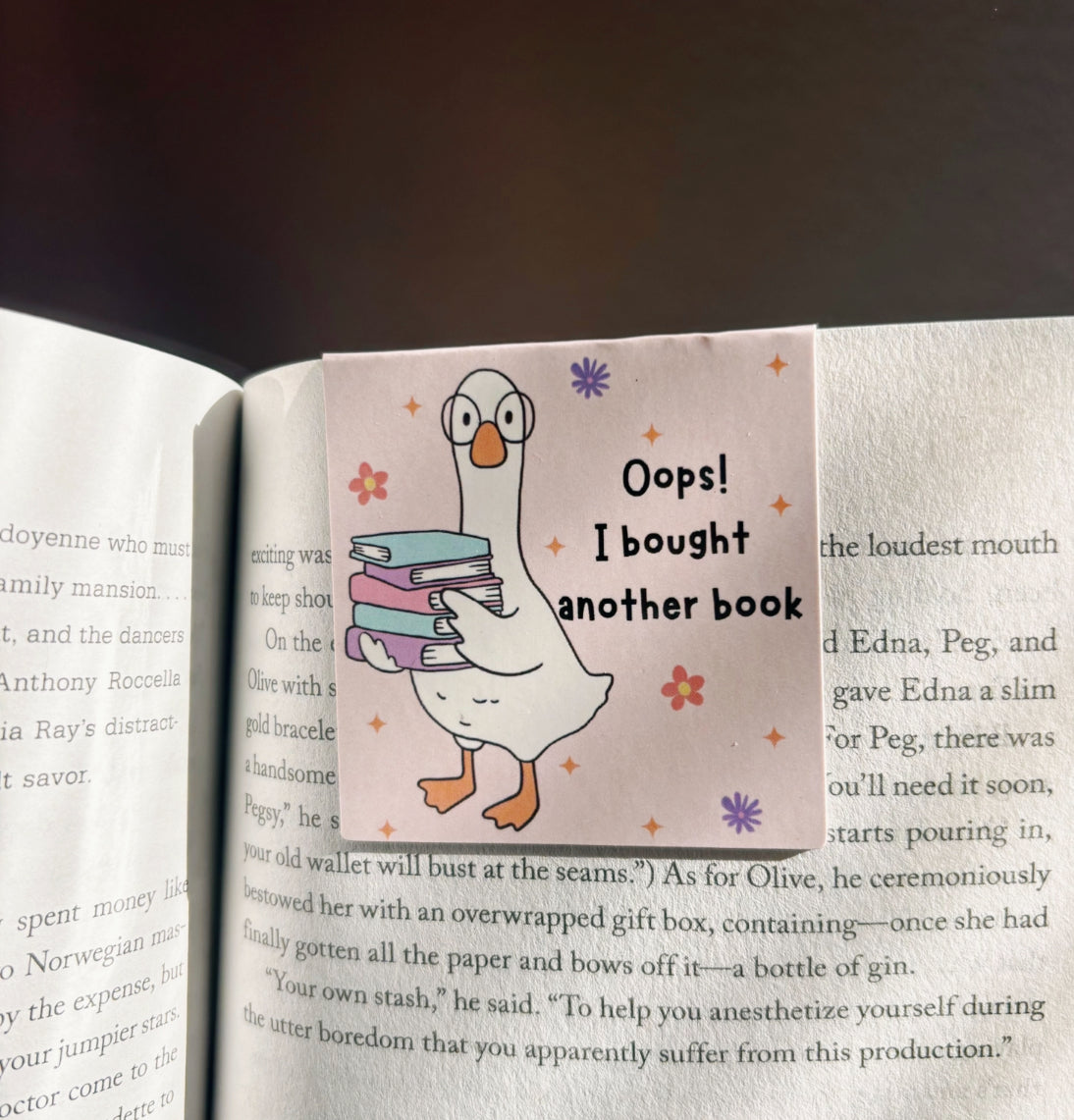 Oops, I Bought Another Book - Magnetic Bookmark