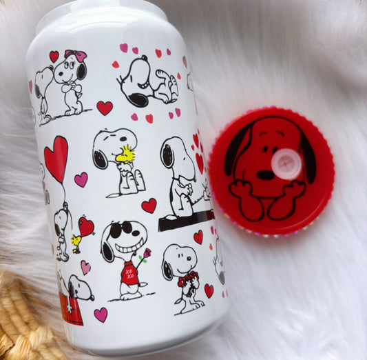 Snoopy Hearts - Stainless Steel (coaster sold separately)