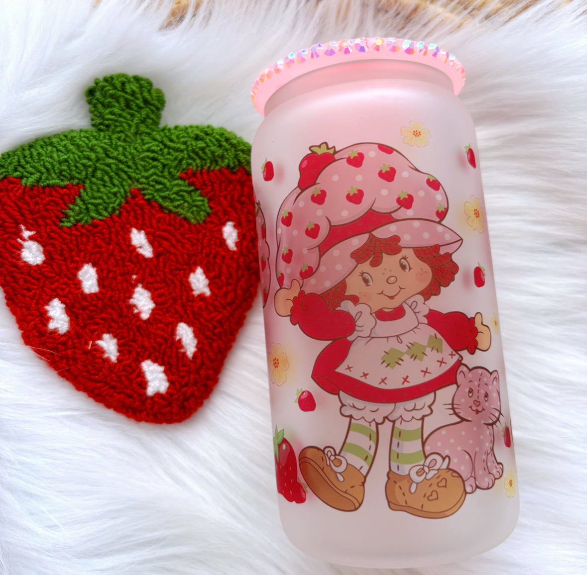 Strawberry Shortcake 16oz - Coaster Sold Separately