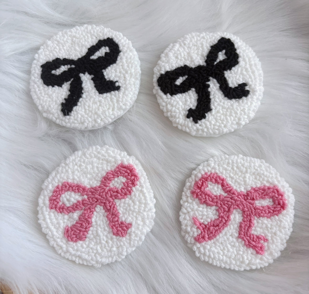 Coquette Car Coaster (Pair)